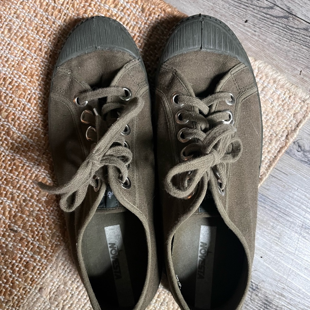 Novesta Star Master Plimsolls—Olive Green Sneakers